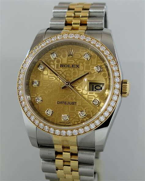 rolex 11623|rolex datejust 18k gold diamond.